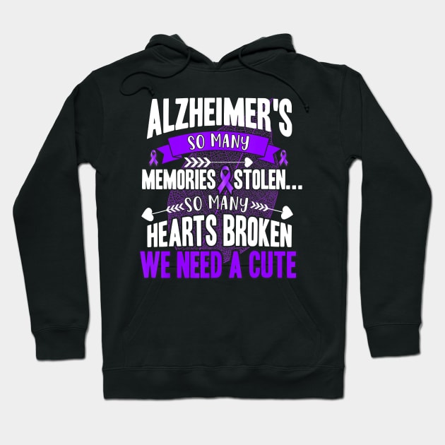 SO MANY MEMORIES STOLEN LEAVES ALZHEIMER AWARENESS Gift Hoodie by thuylinh8